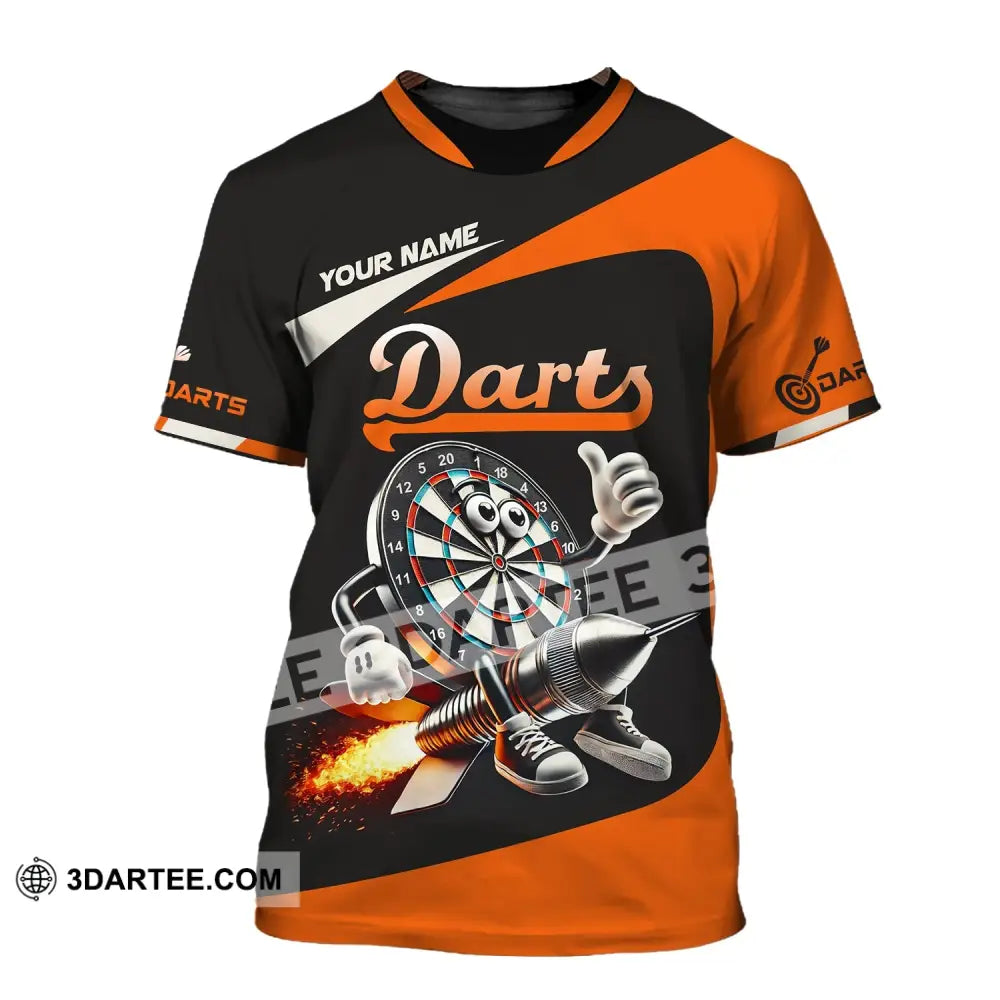 Unisex Shirt Custom Name Dart Lover T-Shirt / S T-Shirt