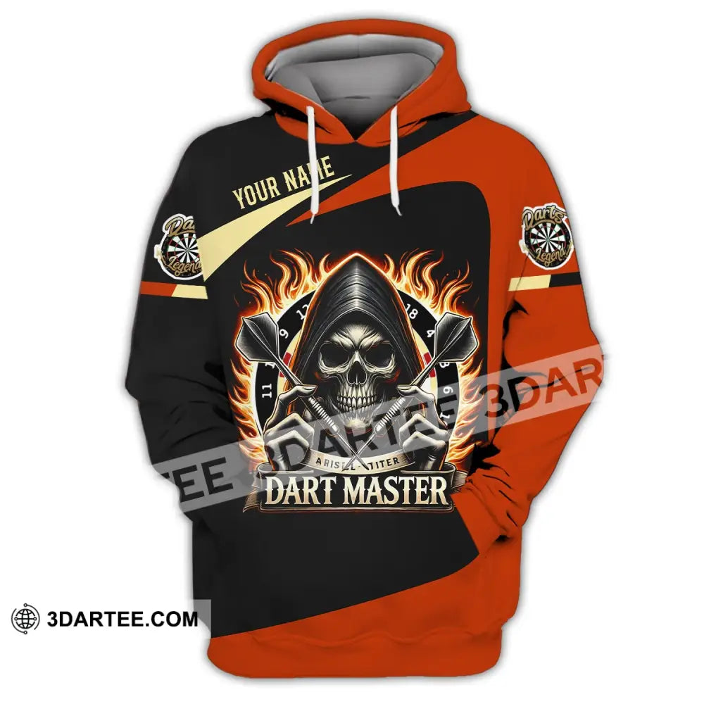 Unisex Shirt - Custom Name Dart Master Hoodie / S T-Shirt