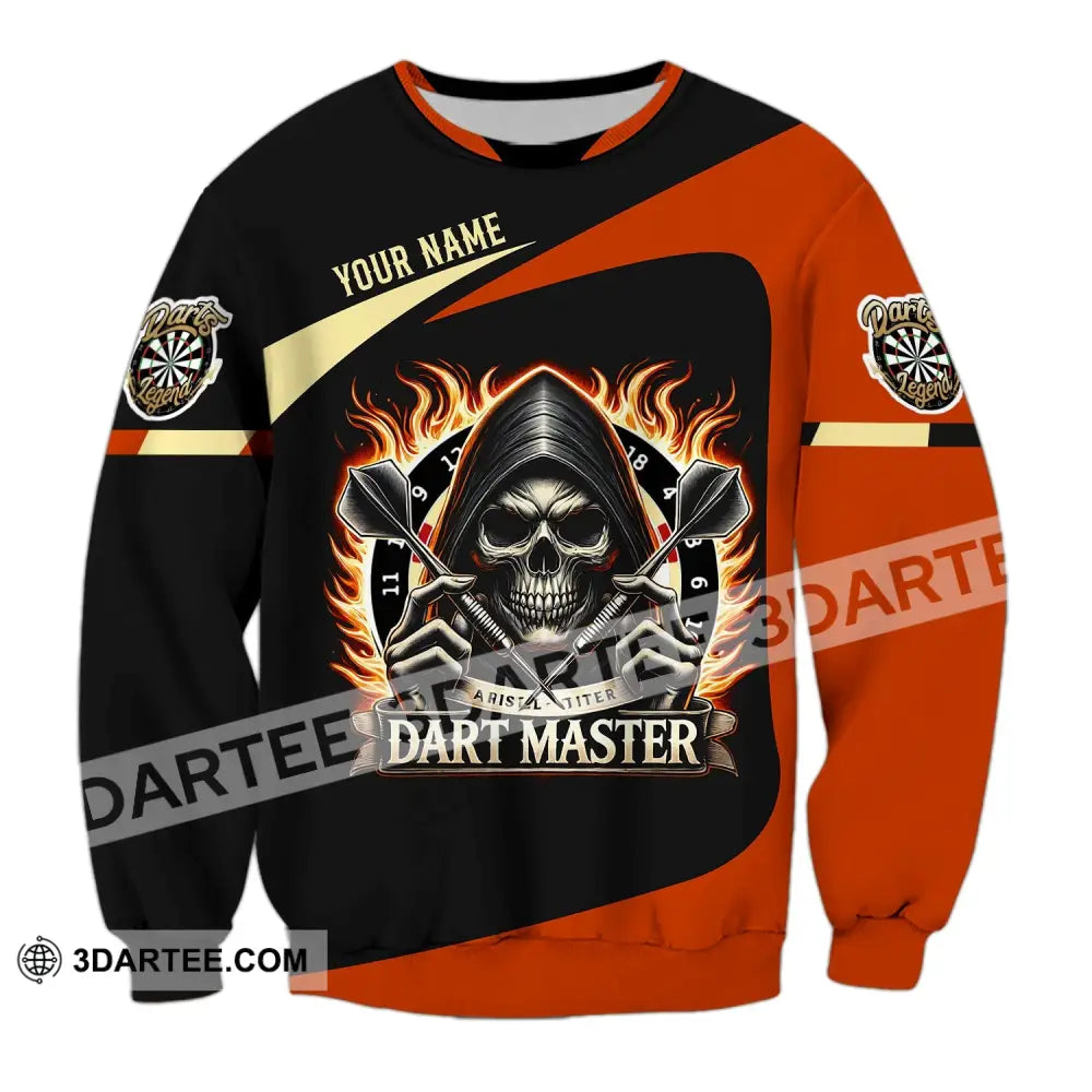 Unisex Shirt - Custom Name Dart Master Long Sleeve / S T-Shirt