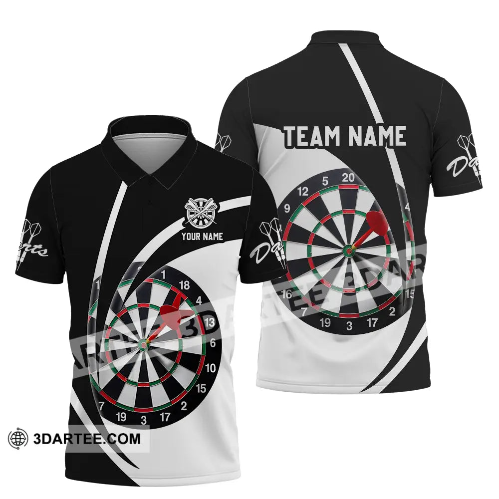 Unisex Shirt - Custom Name Darts Player Classic Color Polo / S T-Shirt