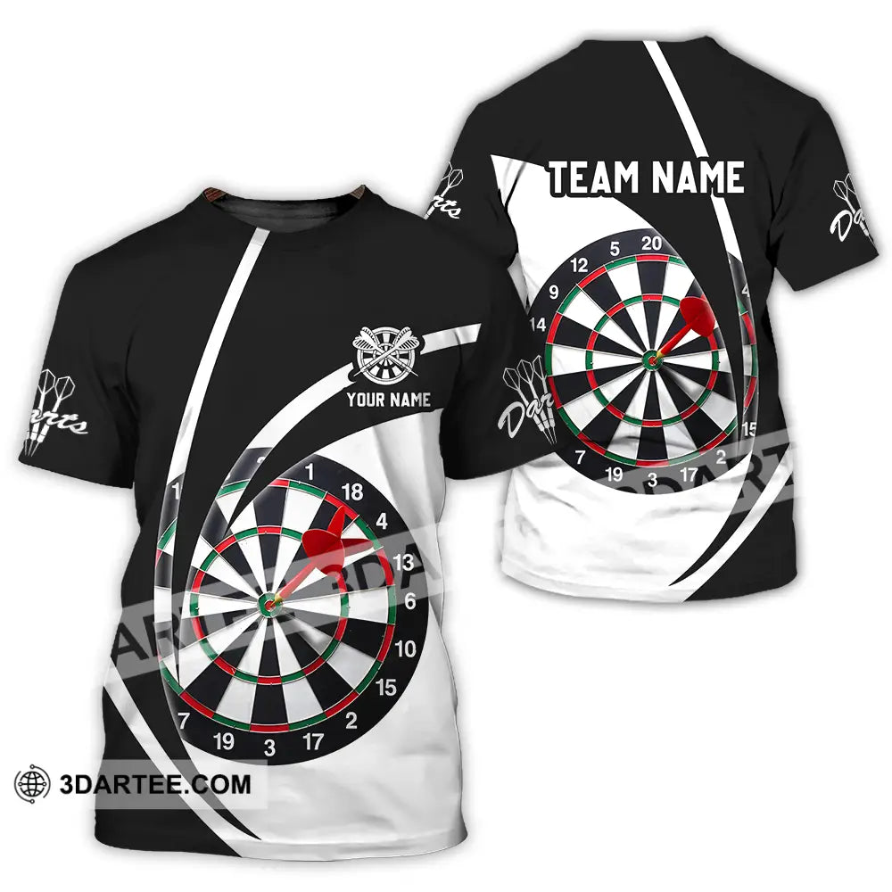 Unisex Shirt - Custom Name Darts Player Classic Color T-Shirt / S T-Shirt