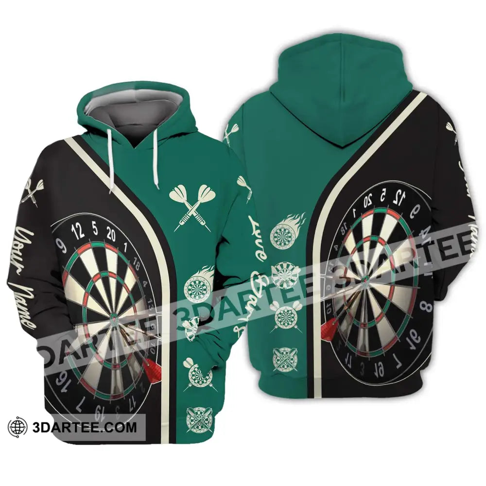 Unisex Shirt - Custom Name Darts Vintage Color Hoodie / S T-Shirt