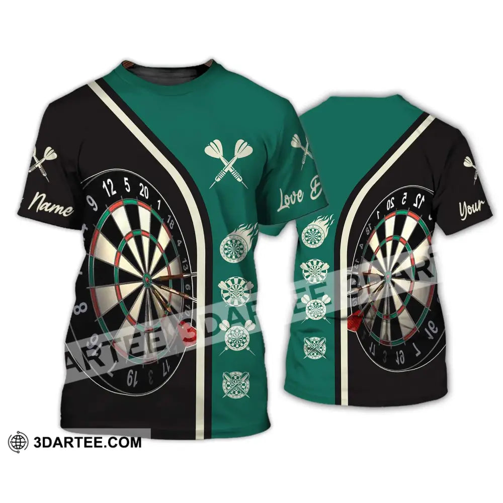 Unisex Shirt - Custom Name Darts Vintage Color T-Shirt / S T-Shirt