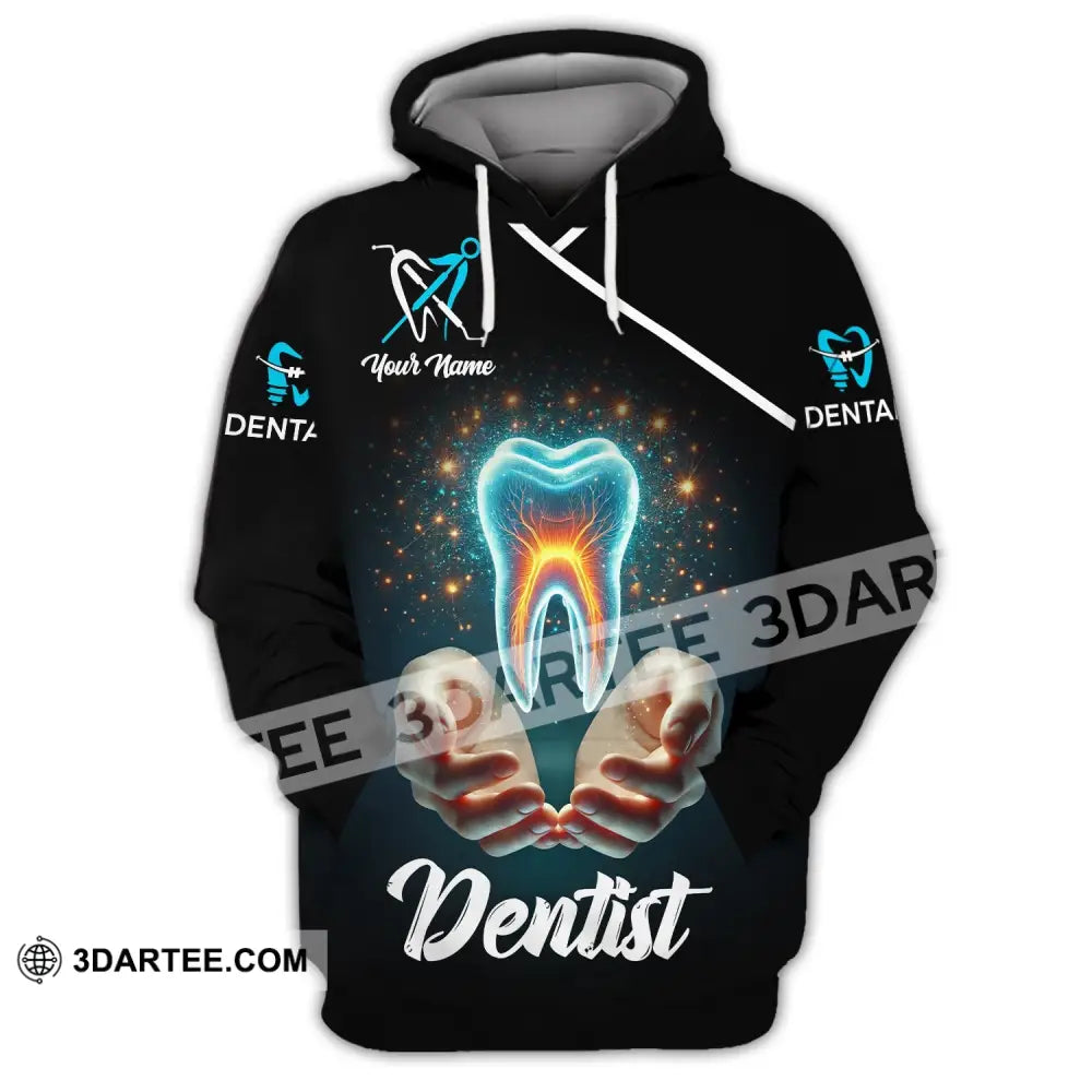 Unisex Shirt - Custom Name Dentist Hoodie / S T-Shirt