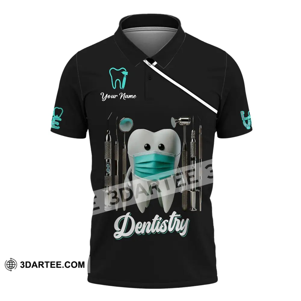 Unisex Shirt - Custom Name Dentistry Polo / S T-Shirt