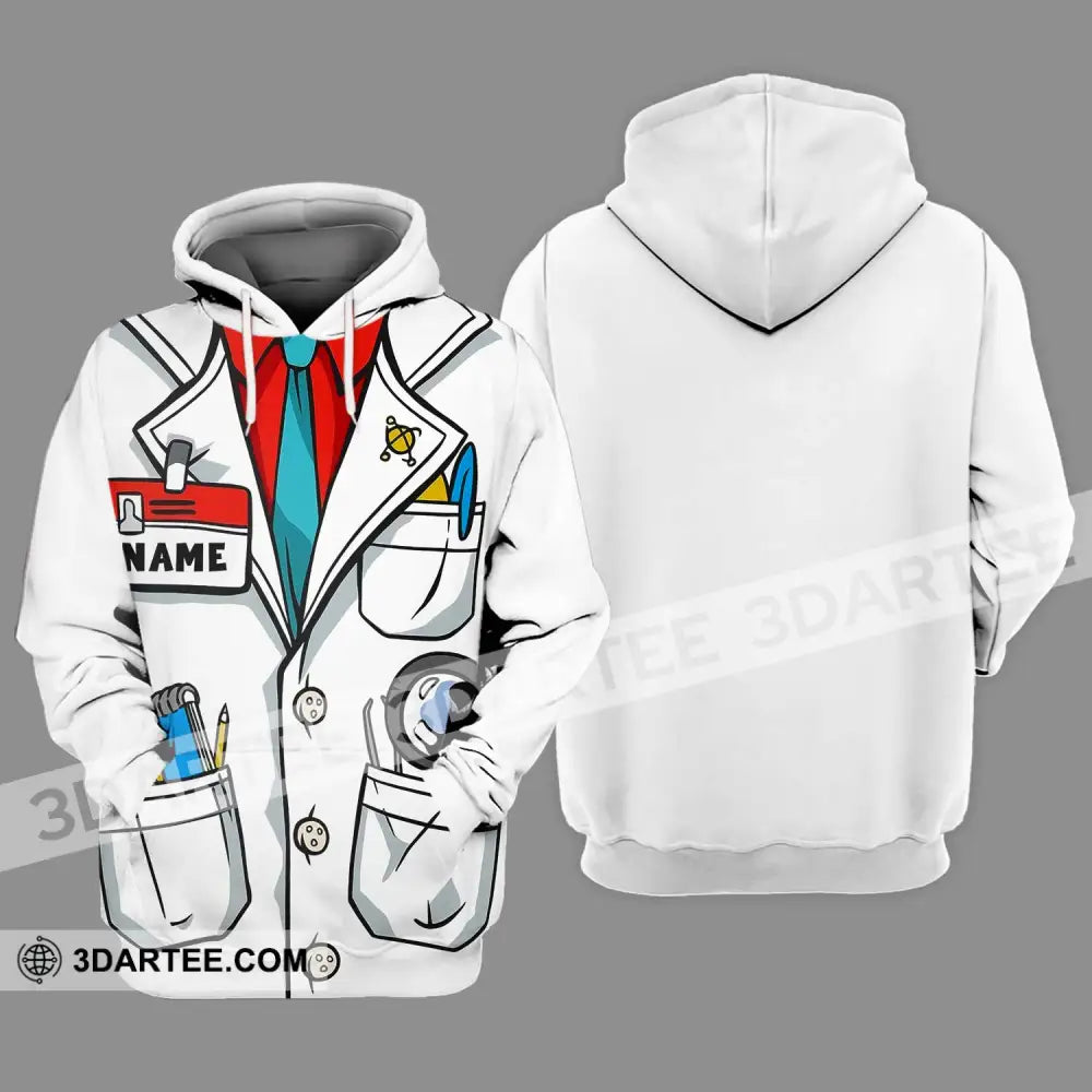 Unisex Shirt - Custom Name Doctor Hoodie / S T-Shirt