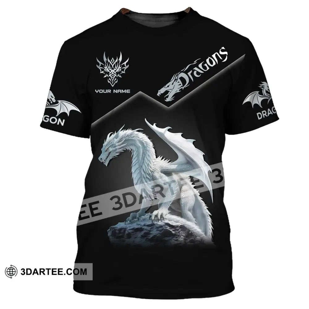 Unisex Shirt Custom Name Dragon T-Shirt 3D Lover Gift / S