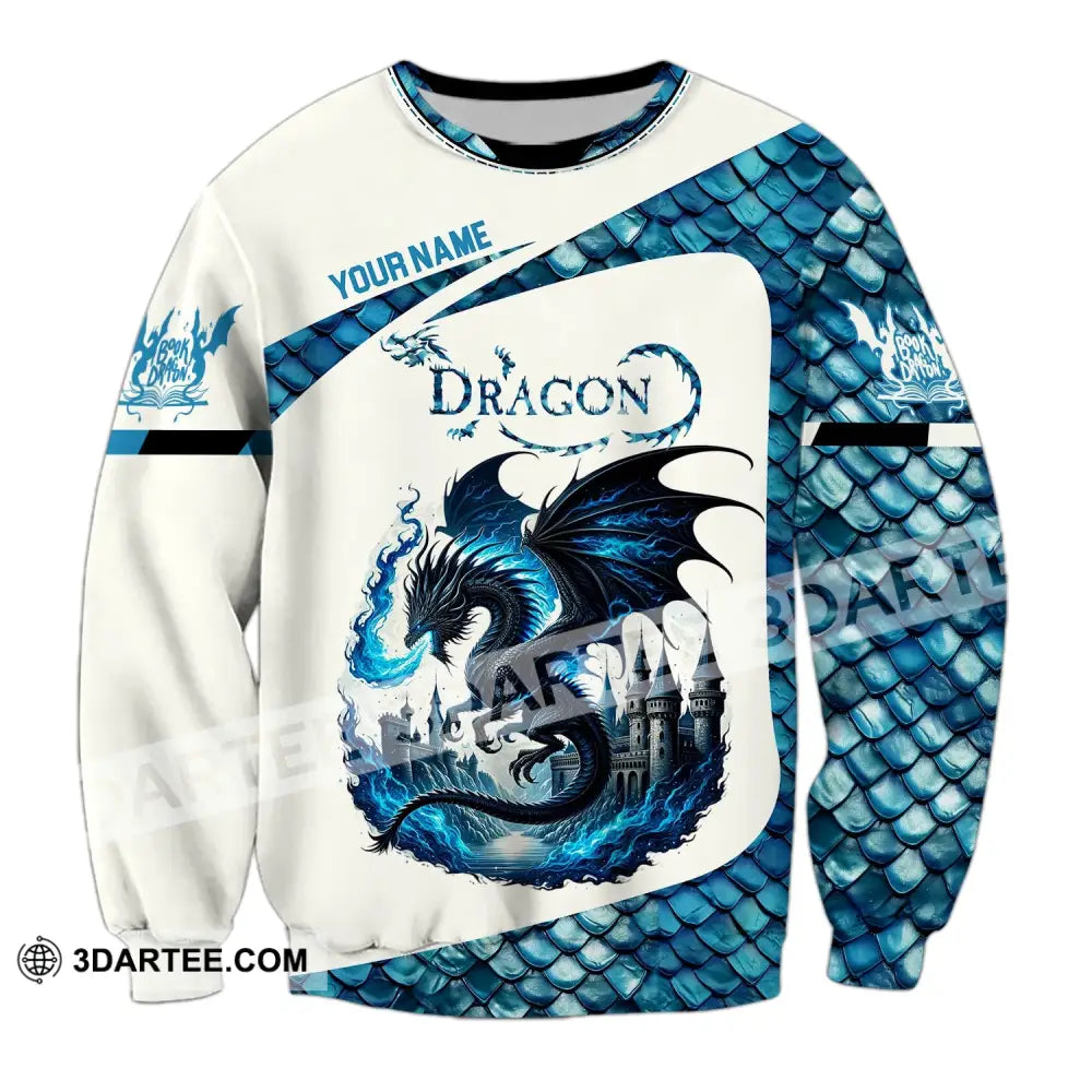 Unisex Shirt Custom Name Dragon T-Shirt Hoodie Long Sleeve / S T-Shirt