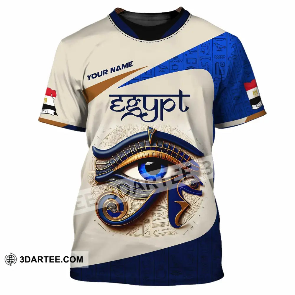 Unisex Shirt Custom Name Egypt Lover Gift T-Shirt / S T-Shirt