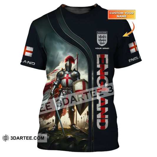 Unisex Shirt Custom Name England Gift English Pride T-Shirt