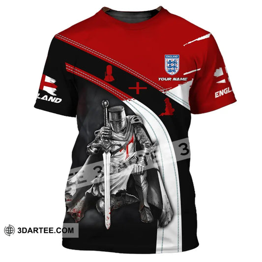 Unisex Shirt Custom Name England Knight English T-Shirt / S