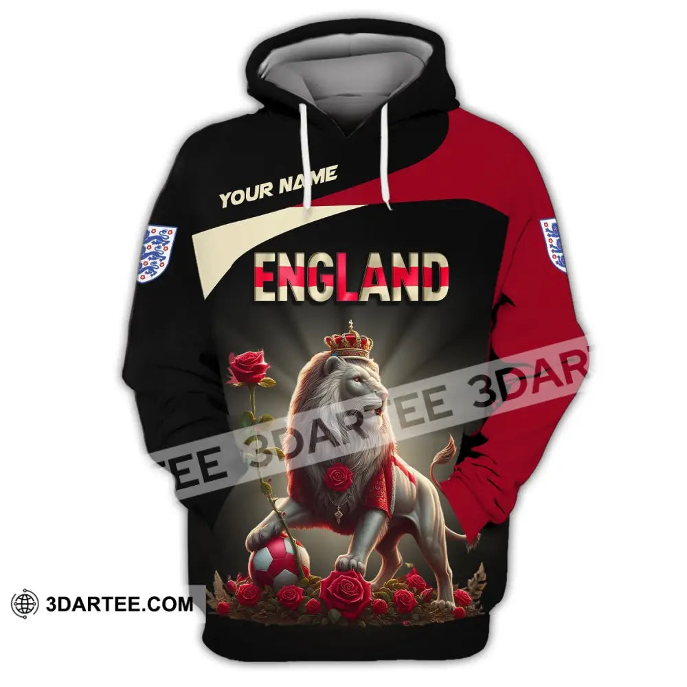 Unisex Shirt Custom Name England T-Shirt Pride Gift Hoodie / S