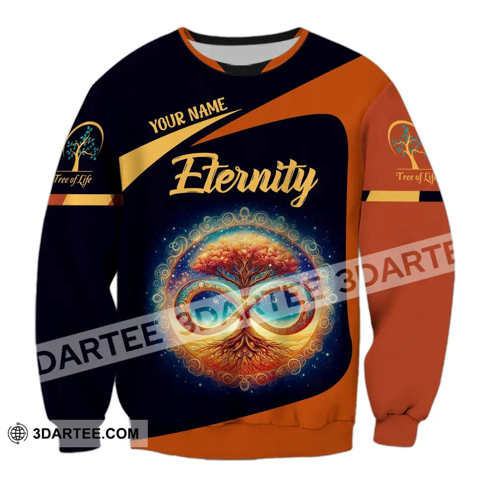 Unisex Shirt - Custom Name Eternity Long Sleeve / S T-Shirt