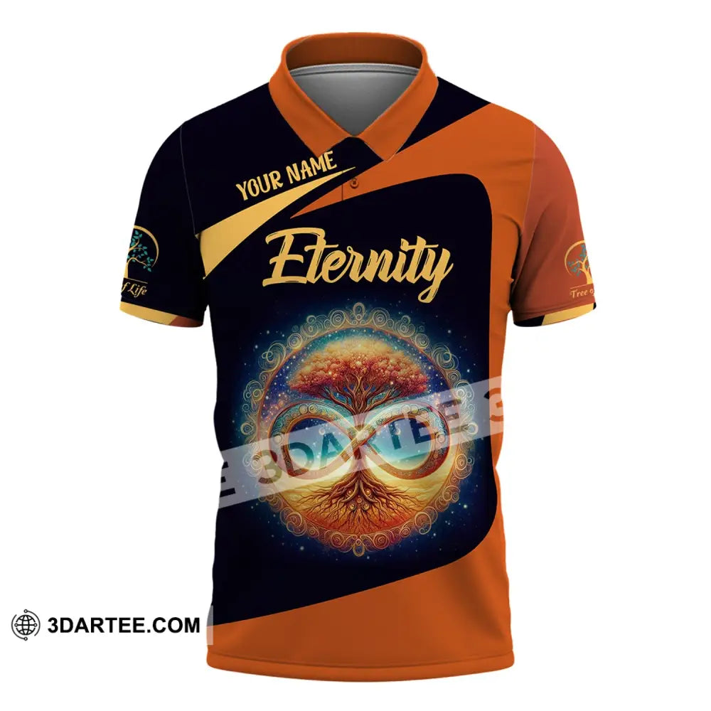 Unisex Shirt - Custom Name Eternity Polo / S T-Shirt