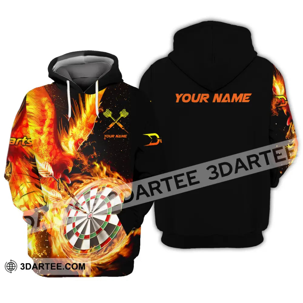 Unisex Shirt - Custom Name Fire Darts Sport Hoodie / S T-Shirt