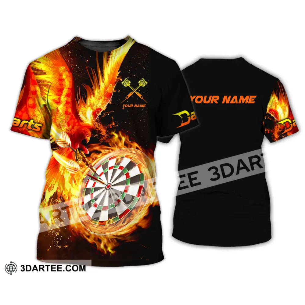 Unisex Shirt - Custom Name Fire Darts Sport T-Shirt / S T-Shirt