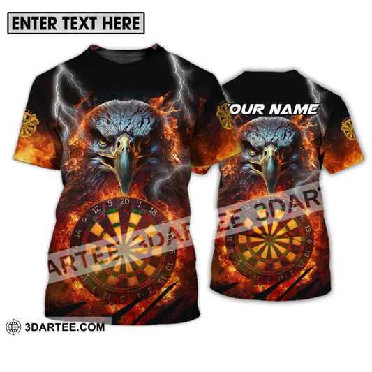 Unisex Shirt - Custom Name Fire Eagle Darts T-Shirt / S T-Shirt