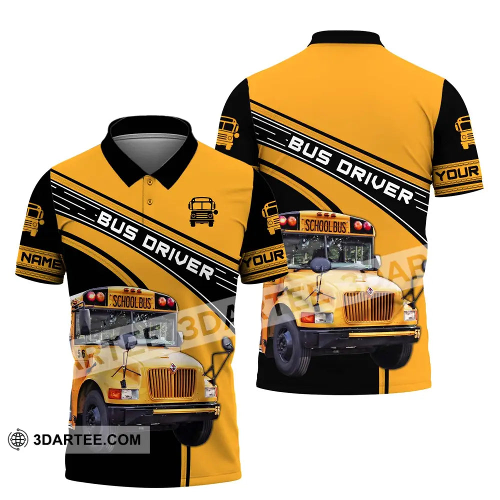 Unisex Shirt - Custom Name For Bus Driver Polo / S T-Shirt