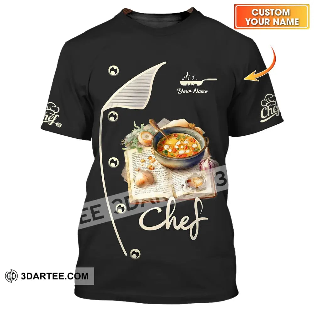 Unisex Shirt - Custom Name For Chef Cooking Recipe T-Shirt