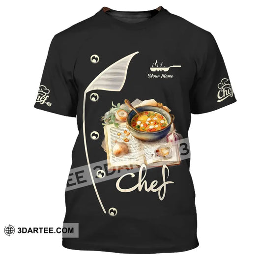 Unisex Shirt - Custom Name For Chef Cooking Recipe T-Shirt / S T-Shirt