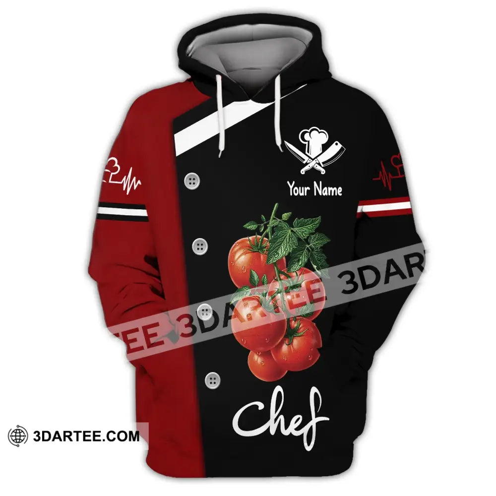 Unisex Shirt Custom Name For Chef Hoodie Apparel / S T-Shirt