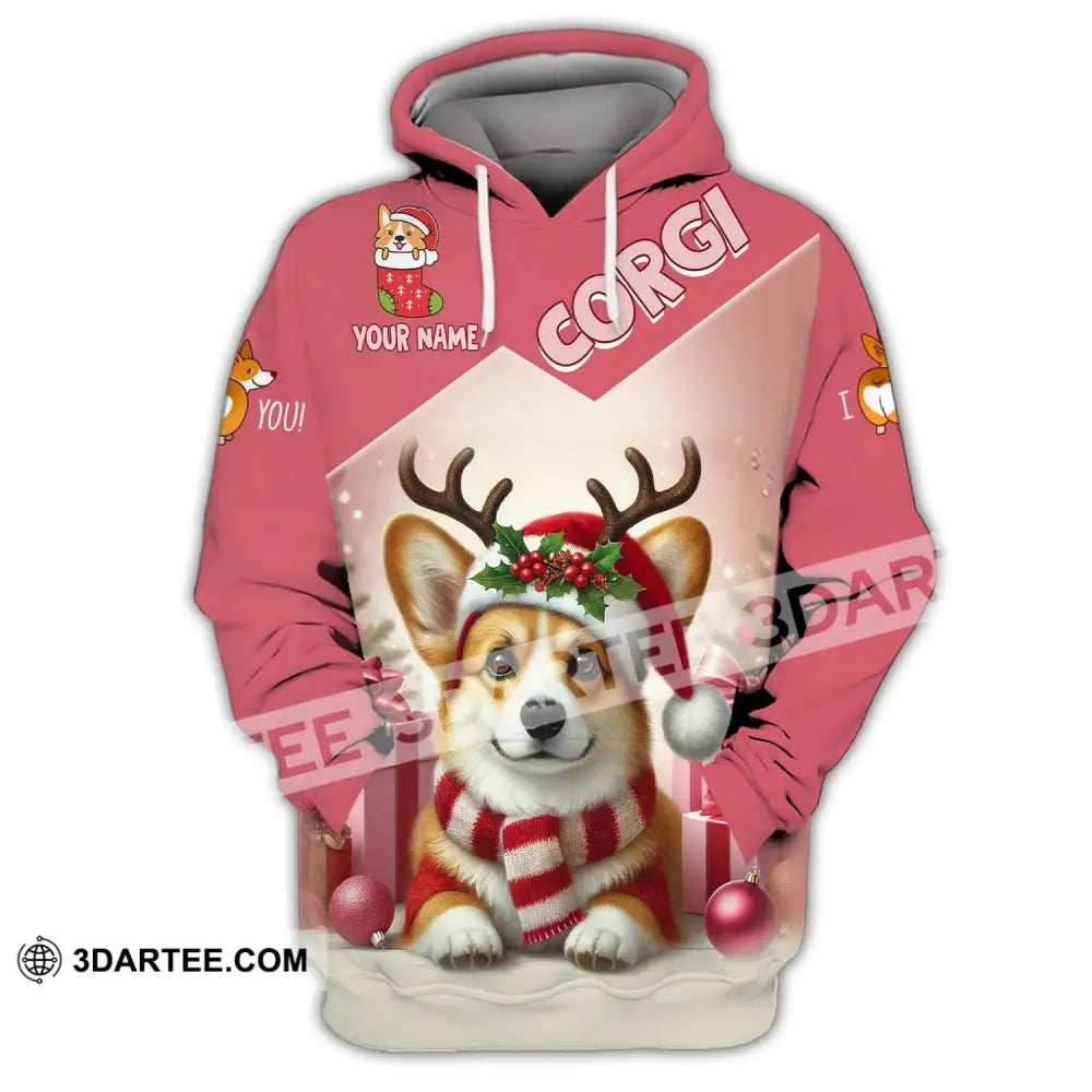 Unisex Shirt - Custom Name For Corgi Lover Hoodie / S T-Shirt