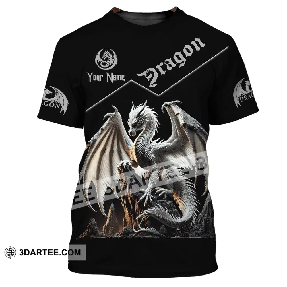 Unisex Shirt Custom Name For Dragon Lover T-Shirt Hoodie Long Sleeve / S T-Shirt