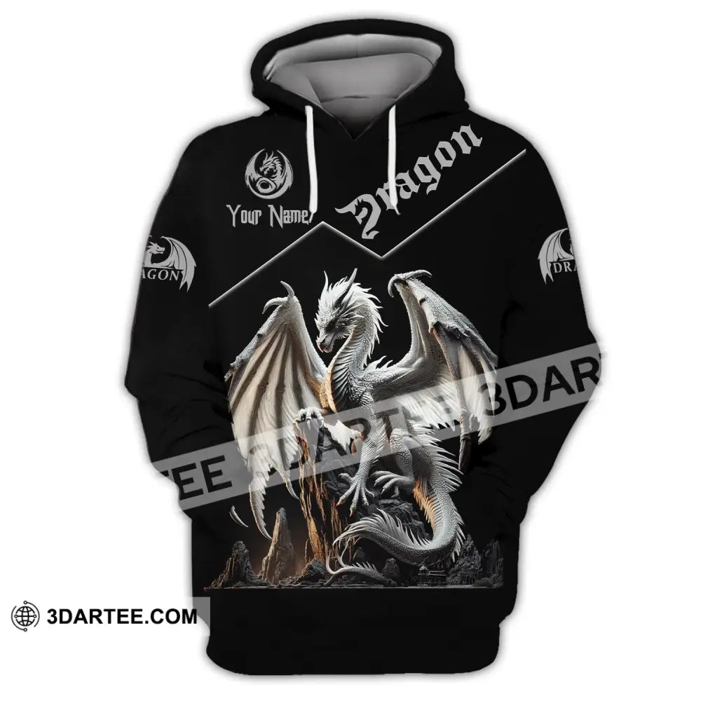 Unisex Shirt Custom Name For Dragon Lover T-Shirt Hoodie Long Sleeve / S T-Shirt