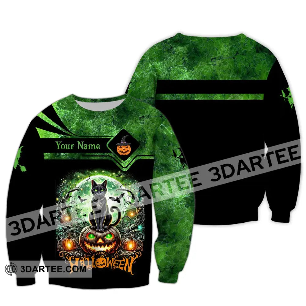 Unisex Shirt Custom Name For Halloween Polo Long Sleeve Gift / S T-Shirt