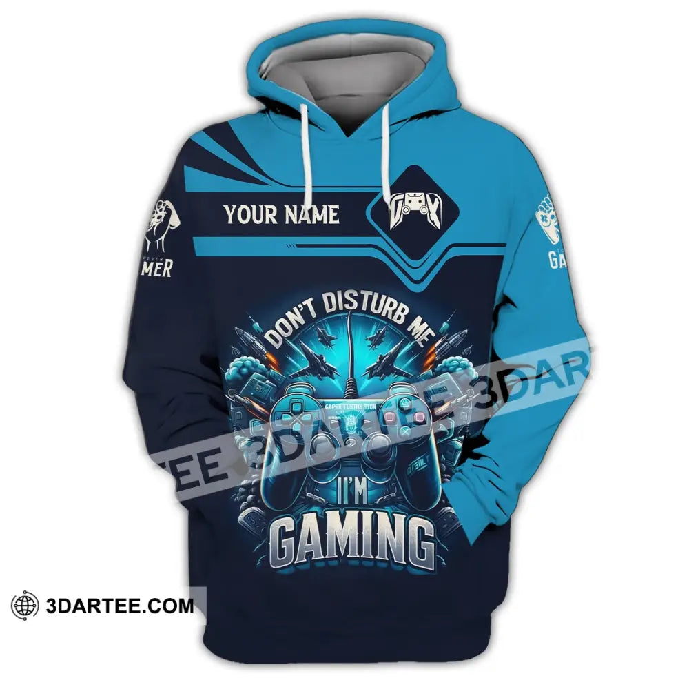 Unisex Shirt Custom Name Gamer For Game Lover Apparel Hoodie / S T-Shirt