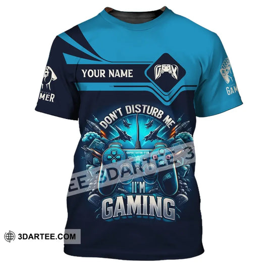 Unisex Shirt Custom Name Gamer For Game Lover Apparel T-Shirt / S T-Shirt