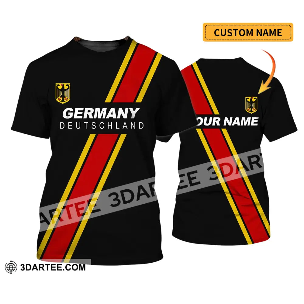 Unisex Shirt - Custom Name Germany Deutschland Sport Style T-Shirt