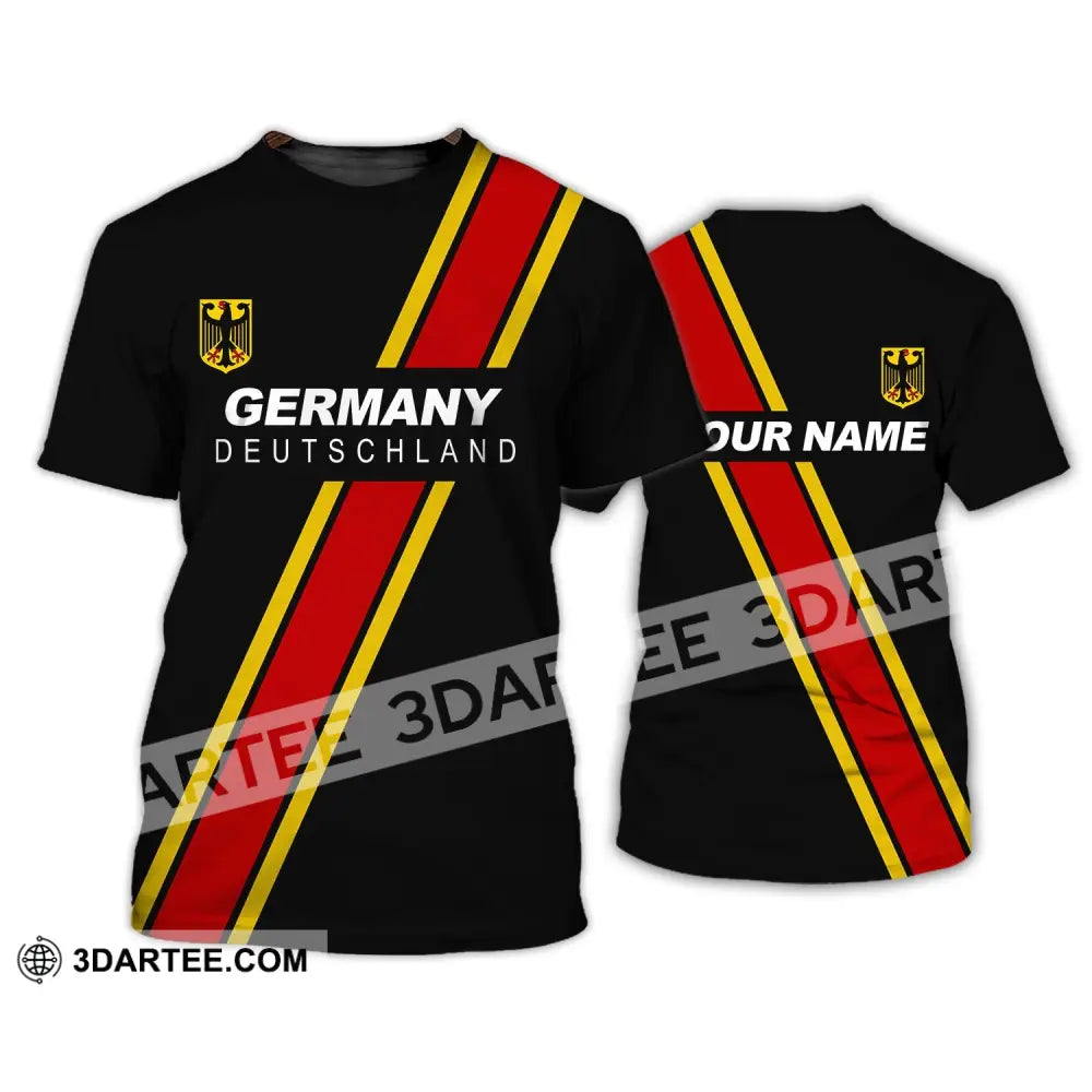 Unisex Shirt - Custom Name Germany Deutschland Sport Style T-Shirt / S T-Shirt