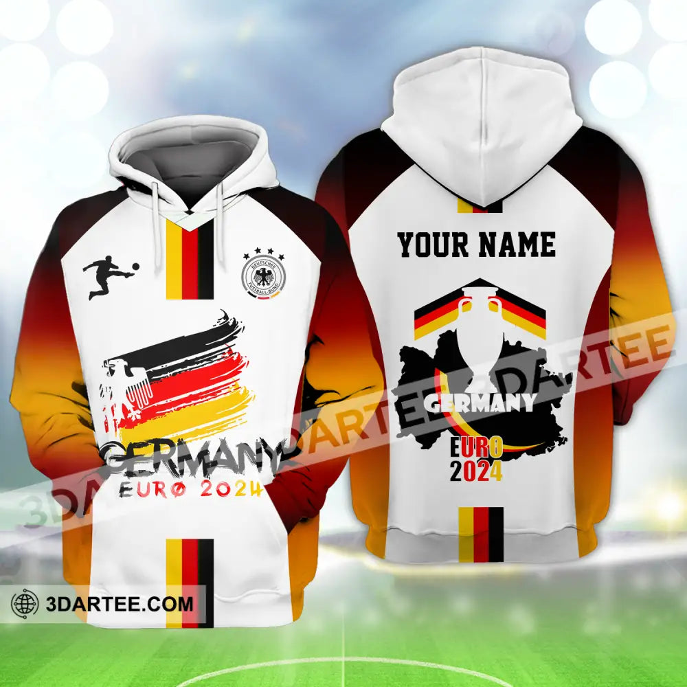 Unisex Shirt - Custom Name Germany Euro 2024 Team Hoodie / S T-Shirt