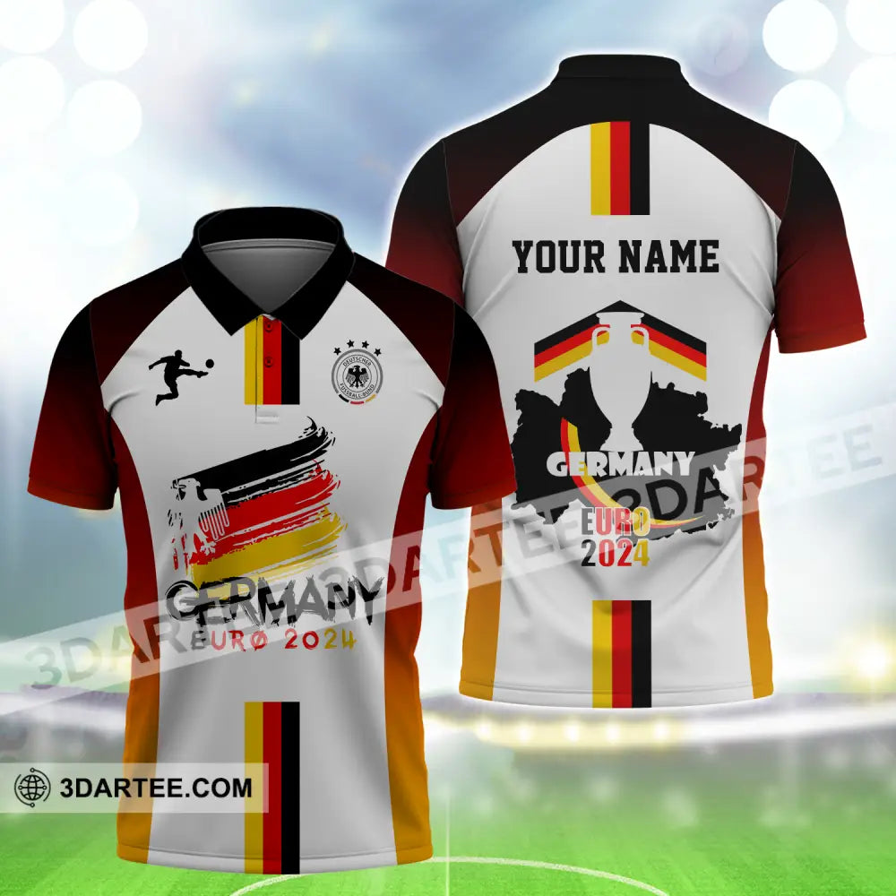 Unisex Shirt - Custom Name Germany Euro 2024 Team Polo / S T-Shirt