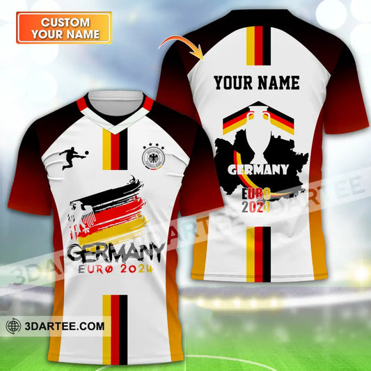 Unisex Shirt - Custom Name Germany Euro 2024 Team T-Shirt