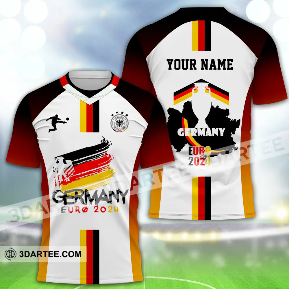 Unisex Shirt - Custom Name Germany Euro 2024 Team T-Shirt / S T-Shirt