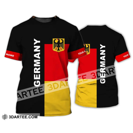 Unisex Shirt - Custom Name Germany Flag T-Shirt / S T-Shirt