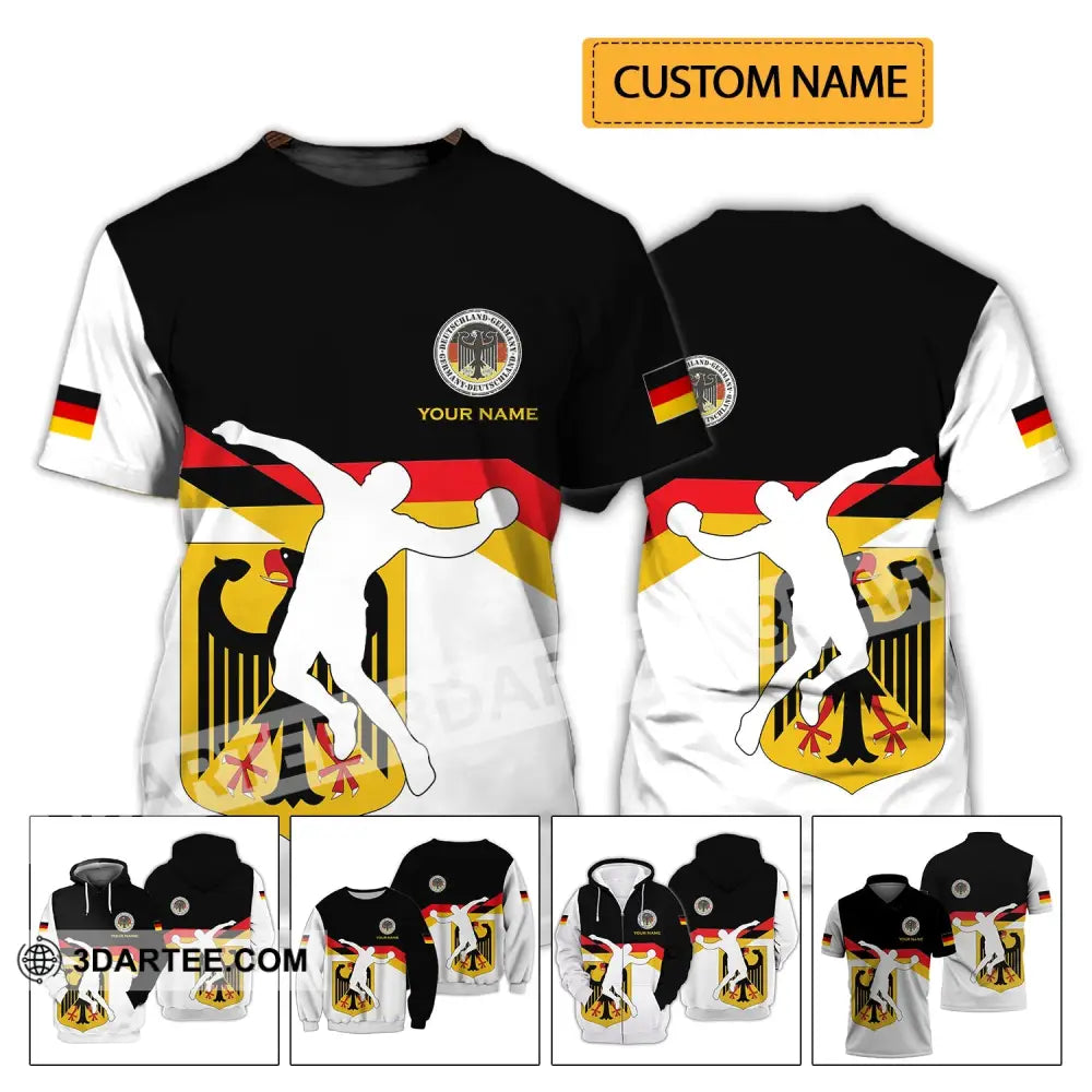 Unisex Shirt - Custom Name Germany Handball T-Shirt