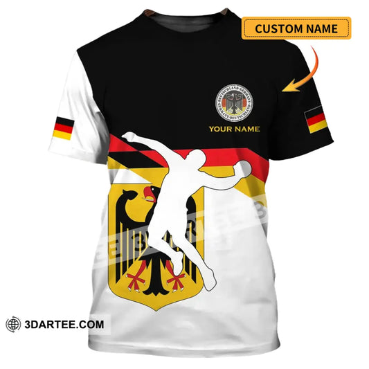 Unisex Shirt - Custom Name Germany Handball T-Shirt