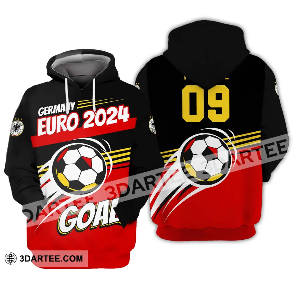 Unisex Shirt - Custom Name Germany National Team Euro 2024 Goal! Hoodie / S T-Shirt