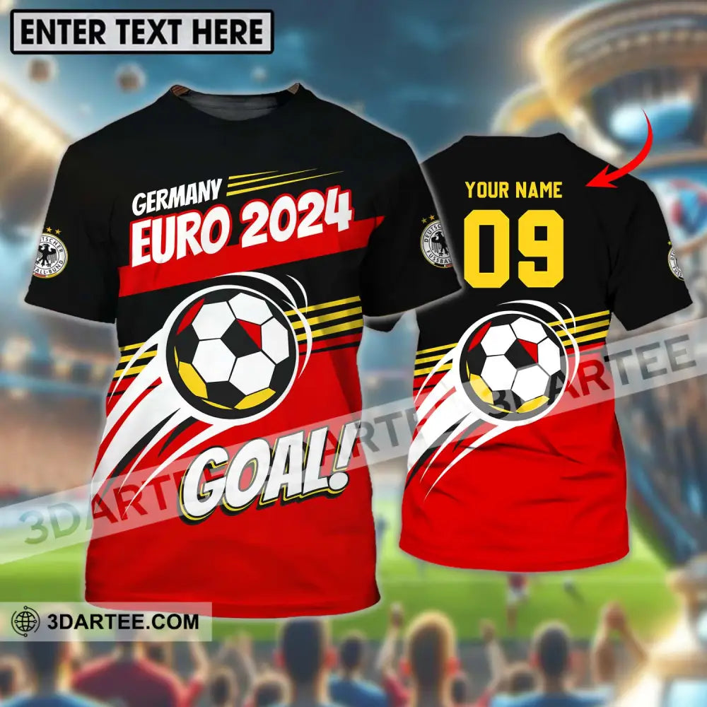 Unisex Shirt - Custom Name Germany National Team Euro 2024 Goal! T-Shirt