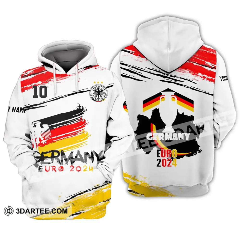 Unisex Shirt - Custom Name Germany National Team Euro 2024 Hoodie / S T-Shirt