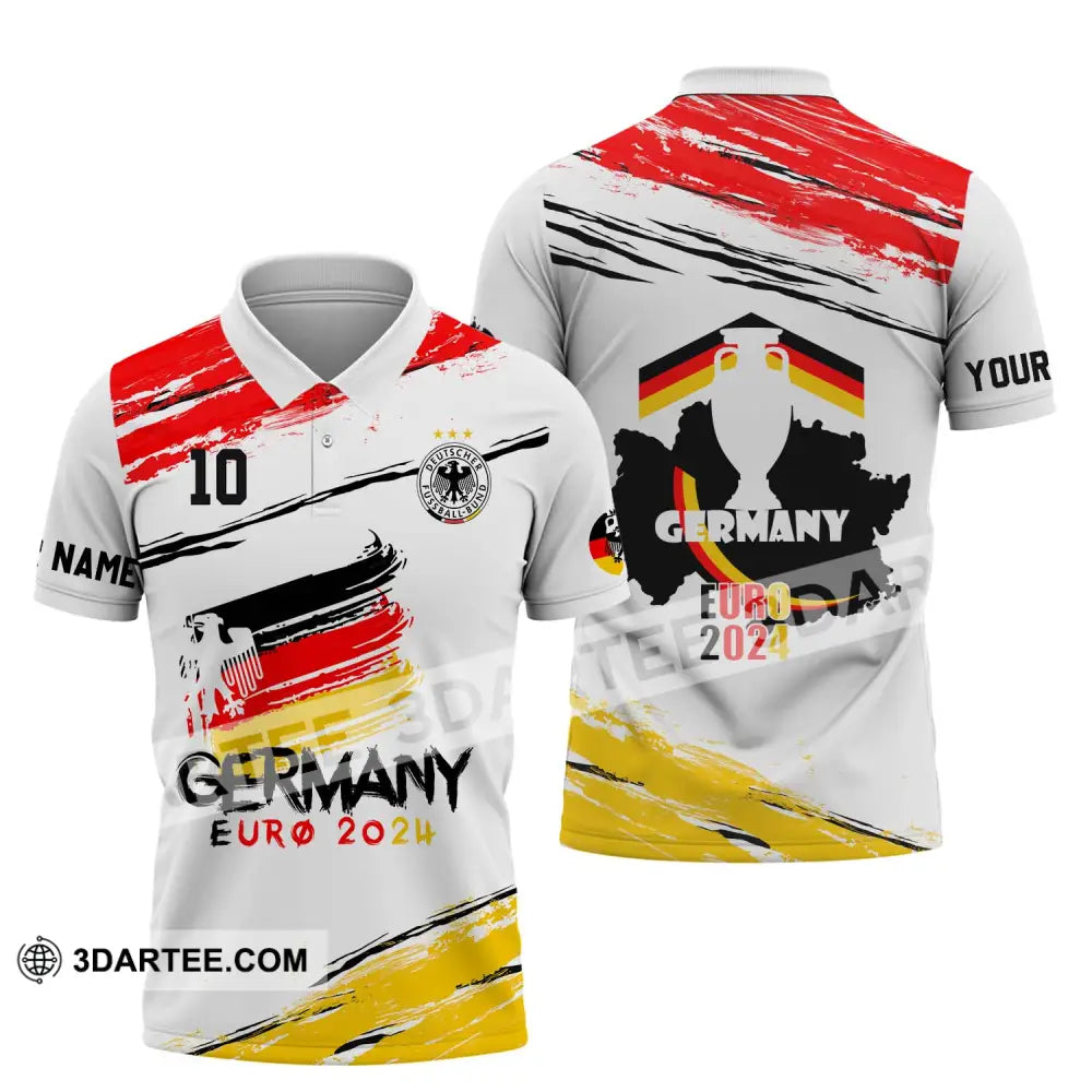 Unisex Shirt - Custom Name Germany National Team Euro 2024 Polo / S T-Shirt