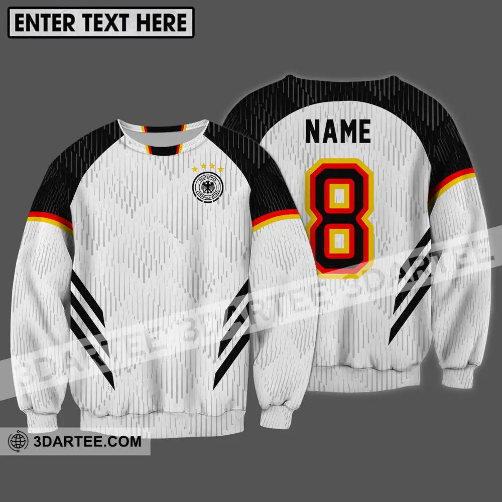 Unisex Shirt - Custom Name Germany National Team Long Sleeve / S T-Shirt