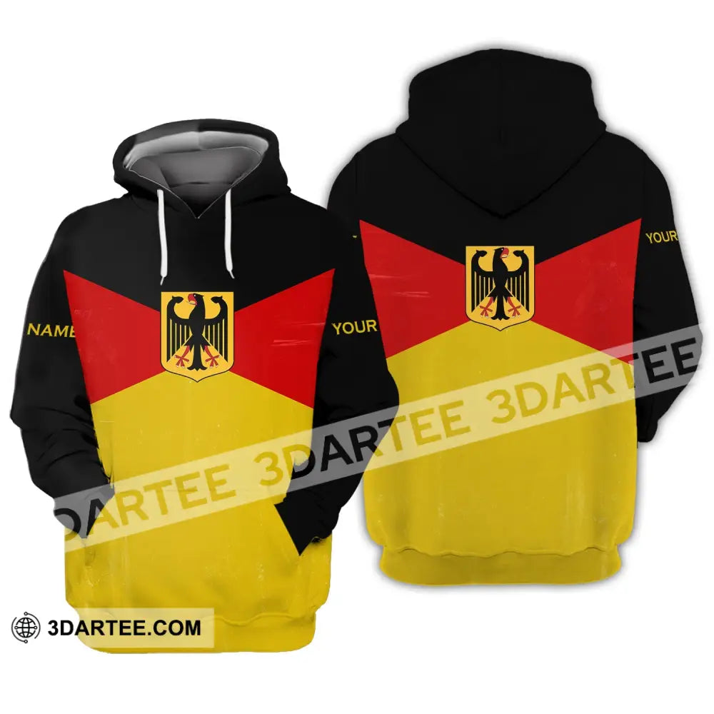 Unisex Shirt - Custom Name Germany Spirit Hoodie / S T-Shirt