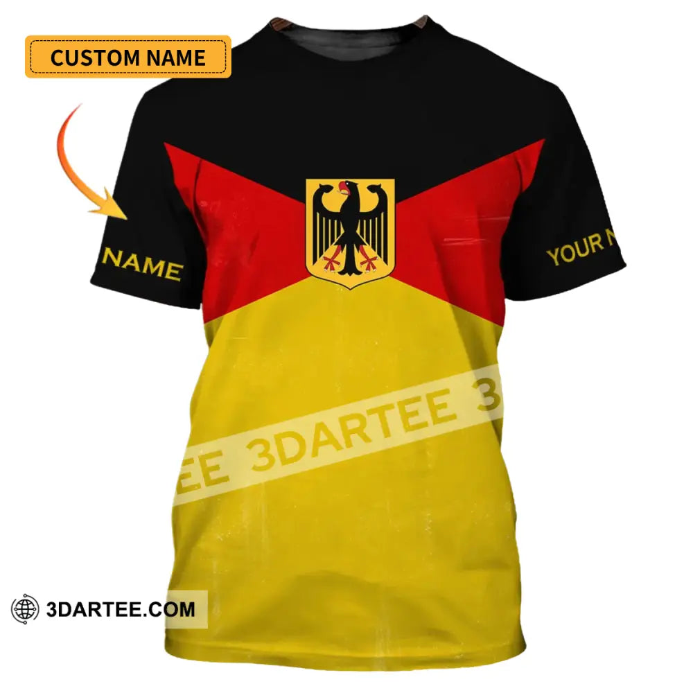 Unisex Shirt - Custom Name Germany Spirit T-Shirt