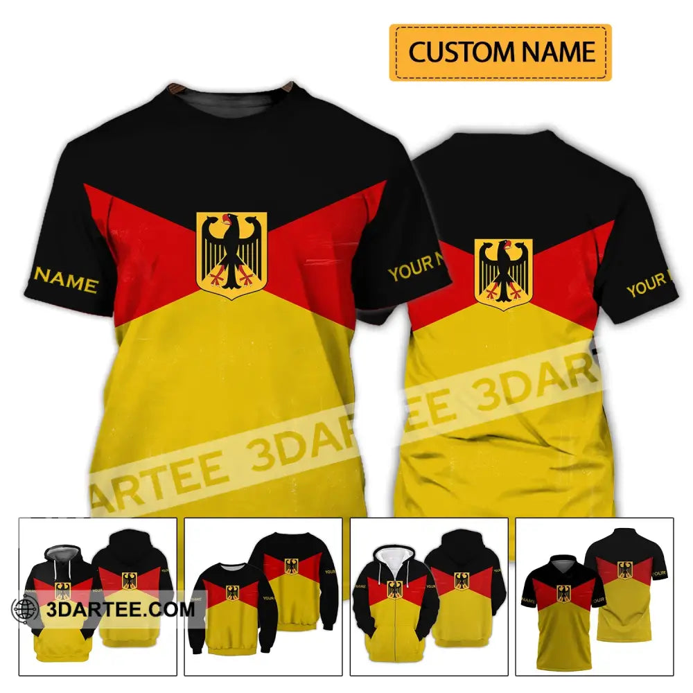 Unisex Shirt - Custom Name Germany Spirit T-Shirt