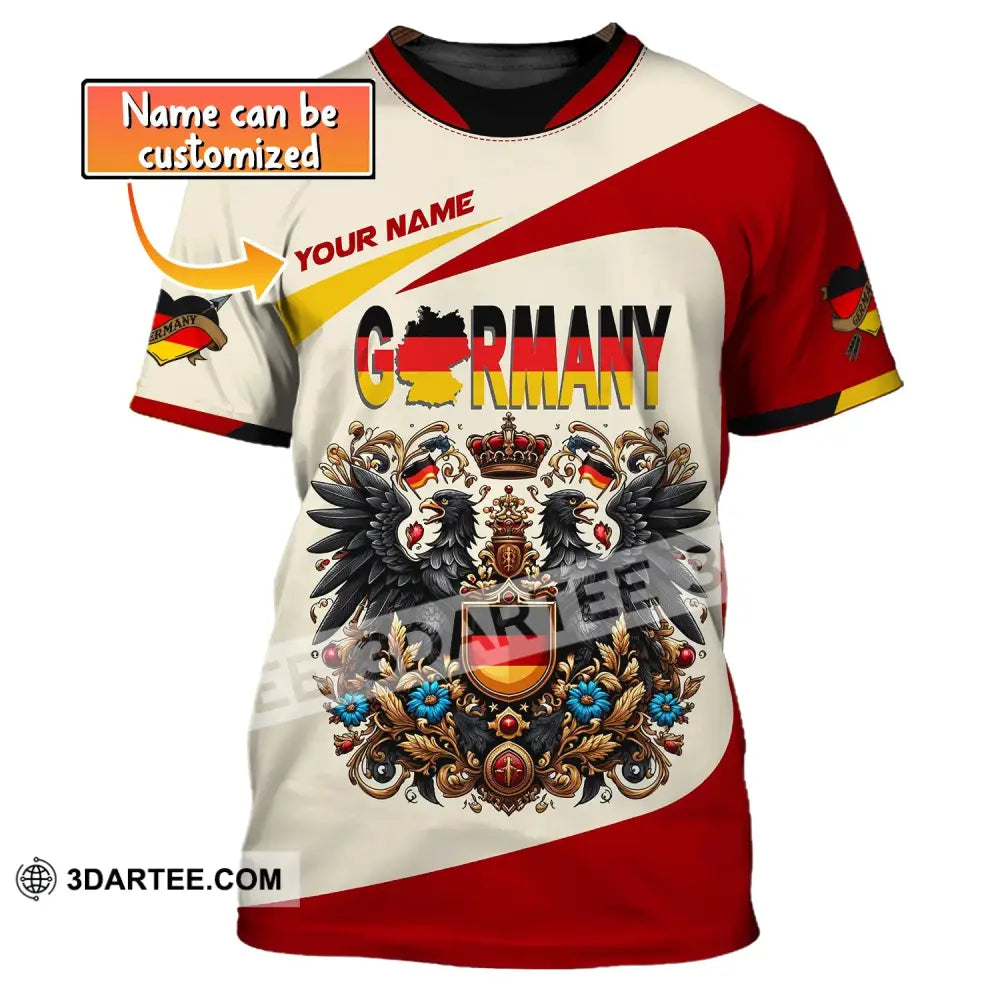 Unisex Shirt Custom Name Germany T-Shirt German Love Gift