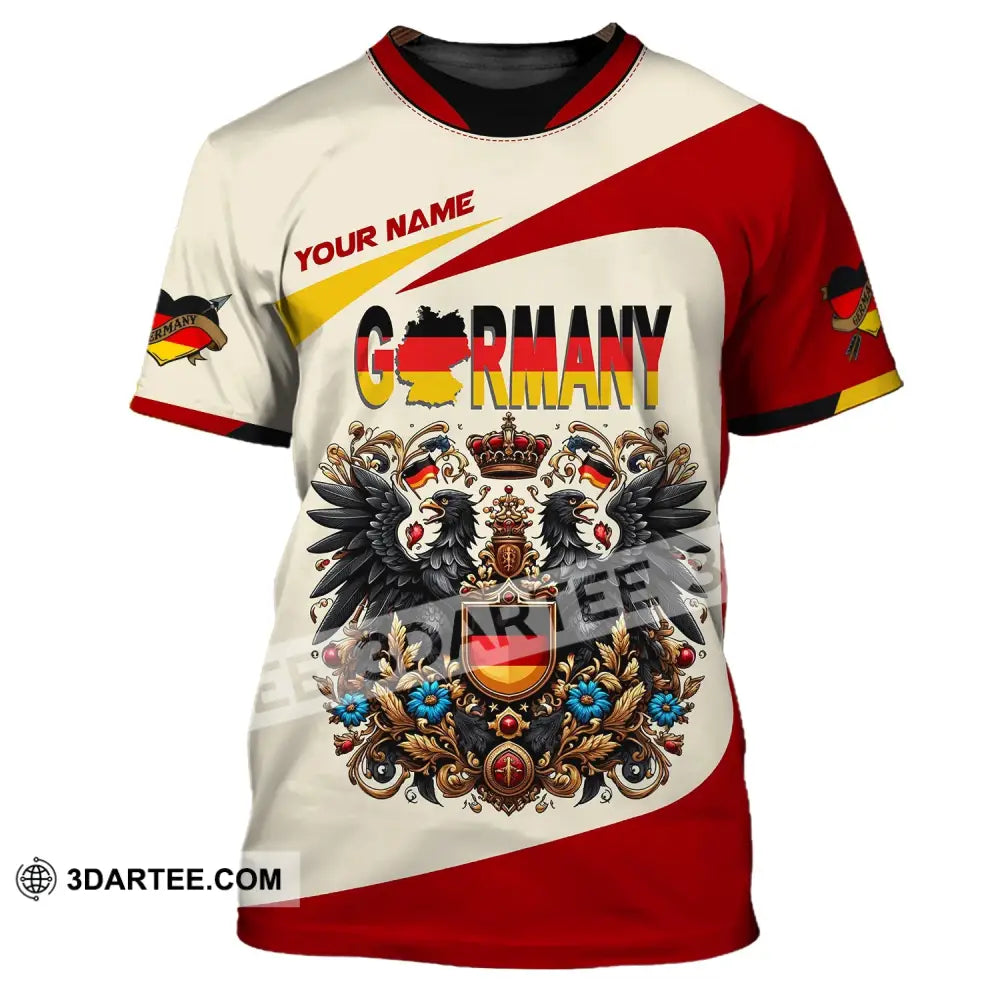 Unisex Shirt Custom Name Germany T-Shirt German Love Gift / S